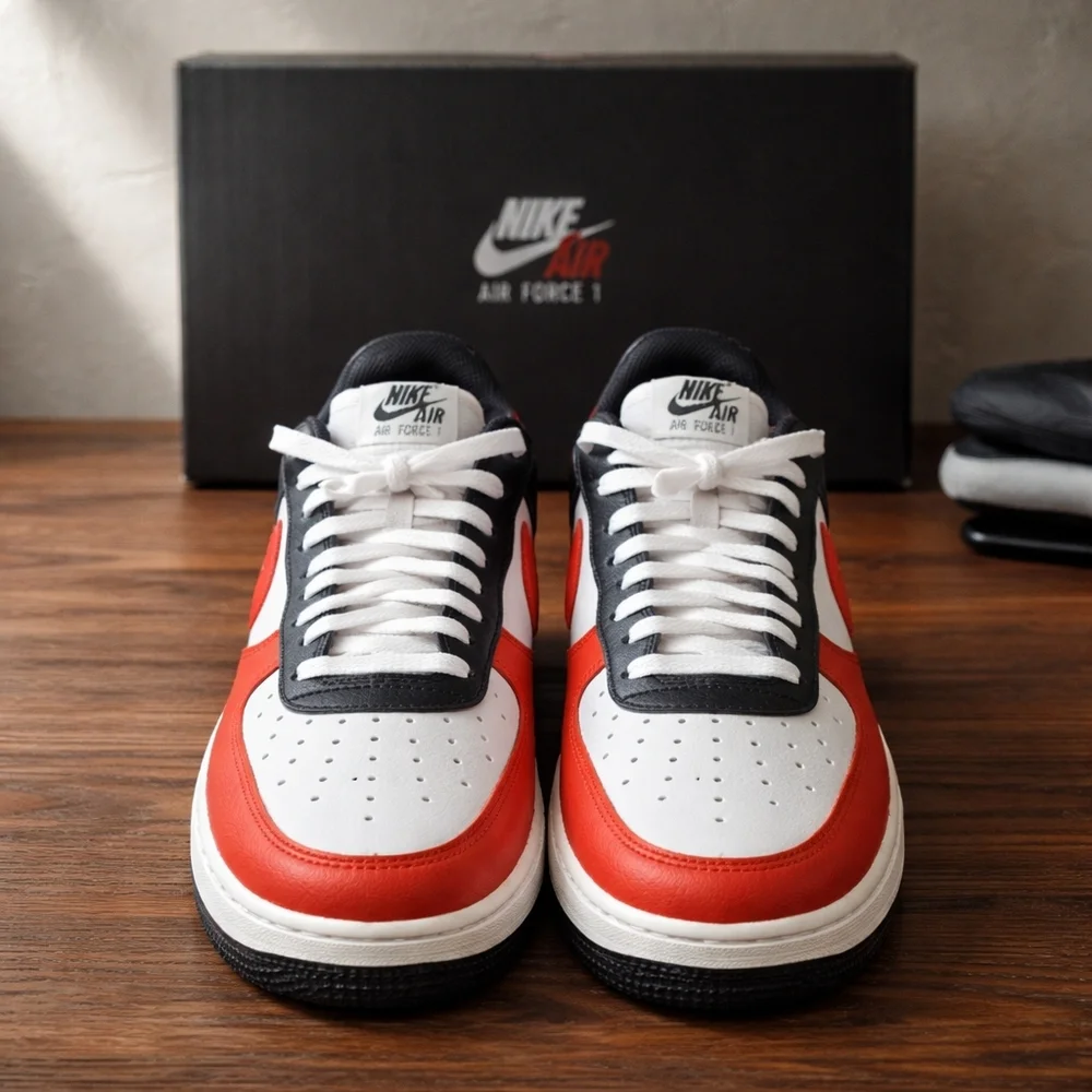 Nike Air Force 1 Low '07 LV8 Black Vintage Coral Phantom - HQ4987-010 10 New - Picture 3 of 11